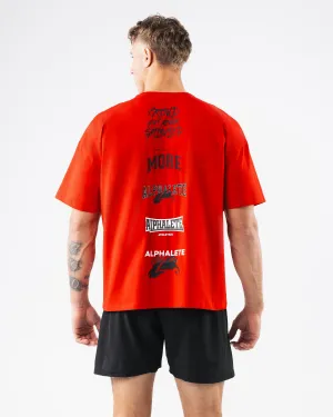 Anniversary Tee - Formula Red