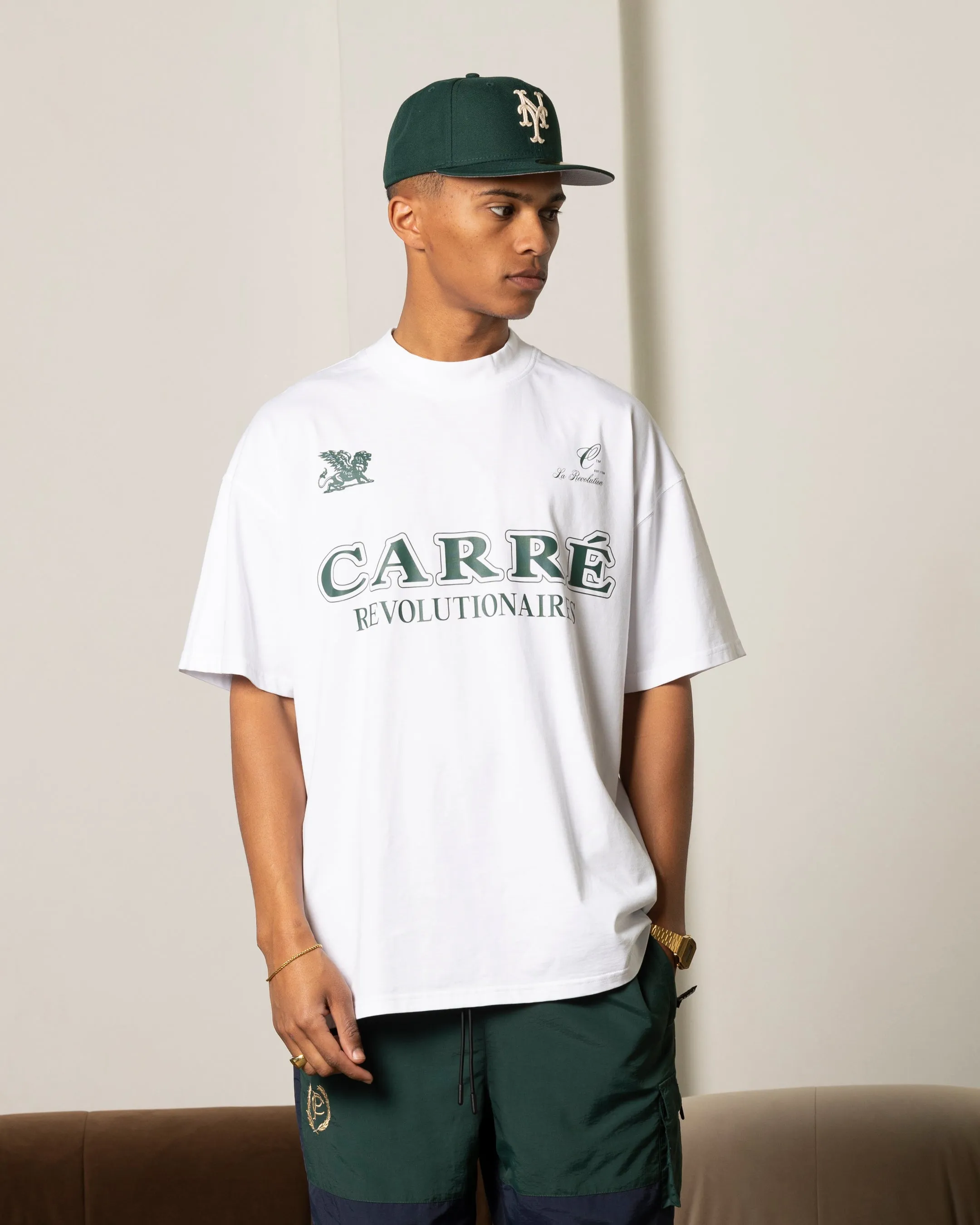 Carre Formula Oversized T-Shirt White