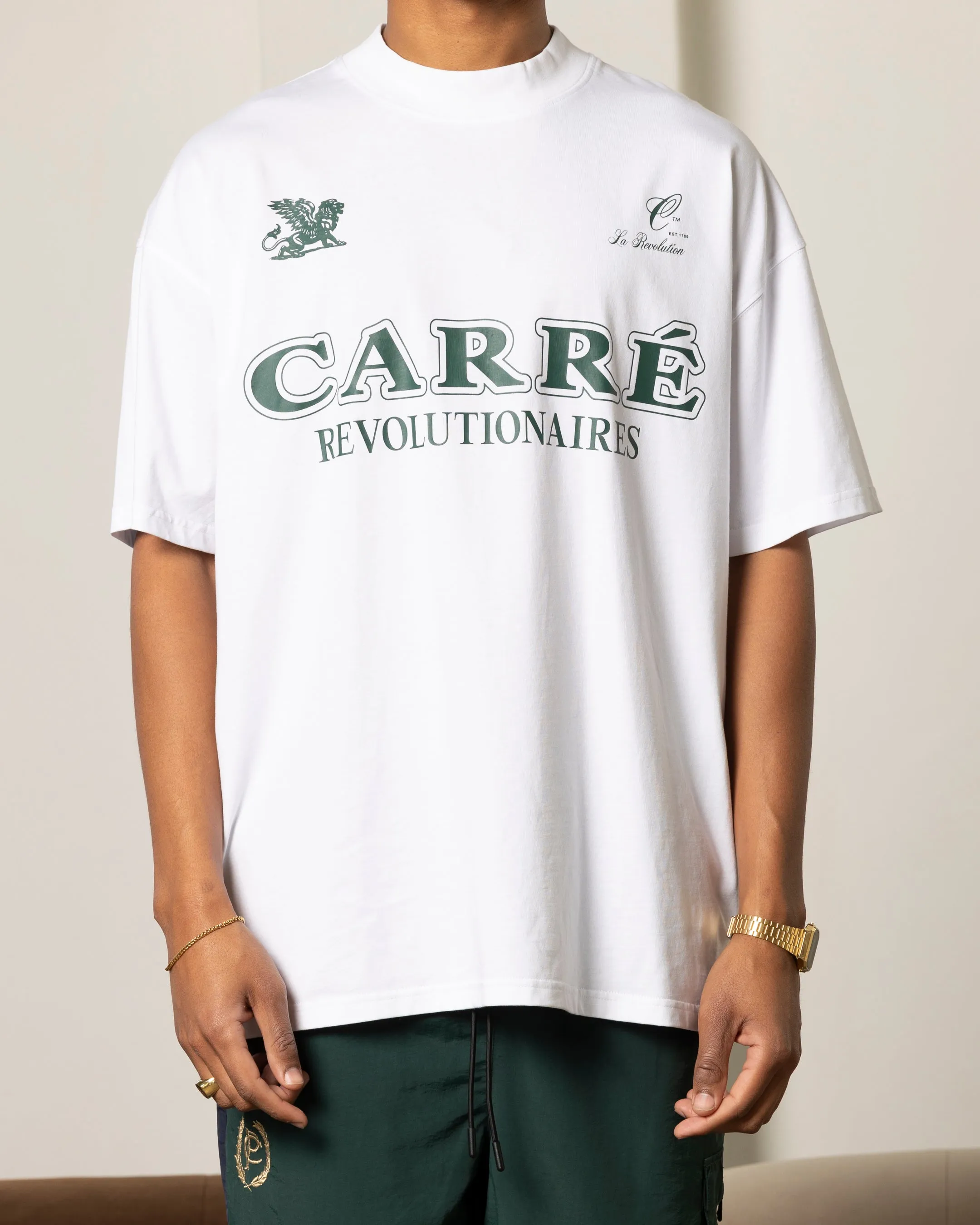 Carre Formula Oversized T-Shirt White