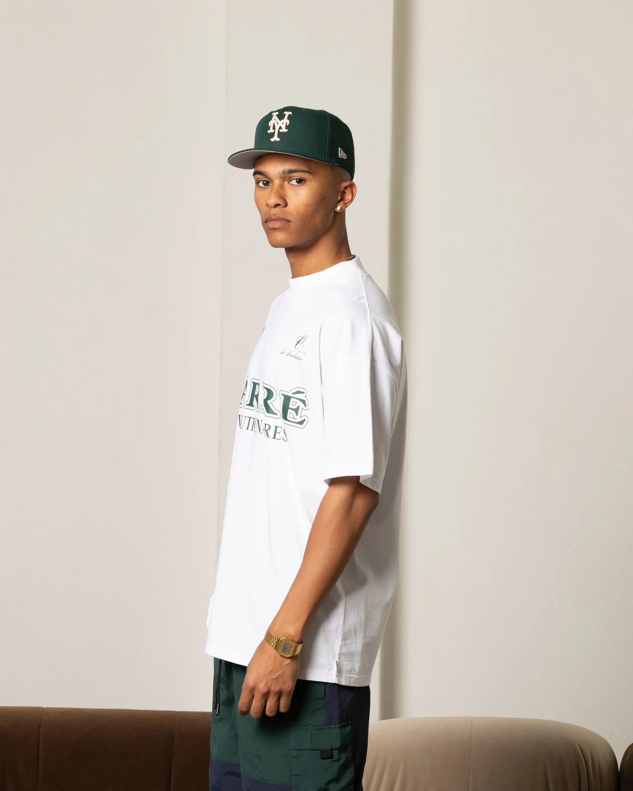 Carre Formula Oversized T-Shirt White