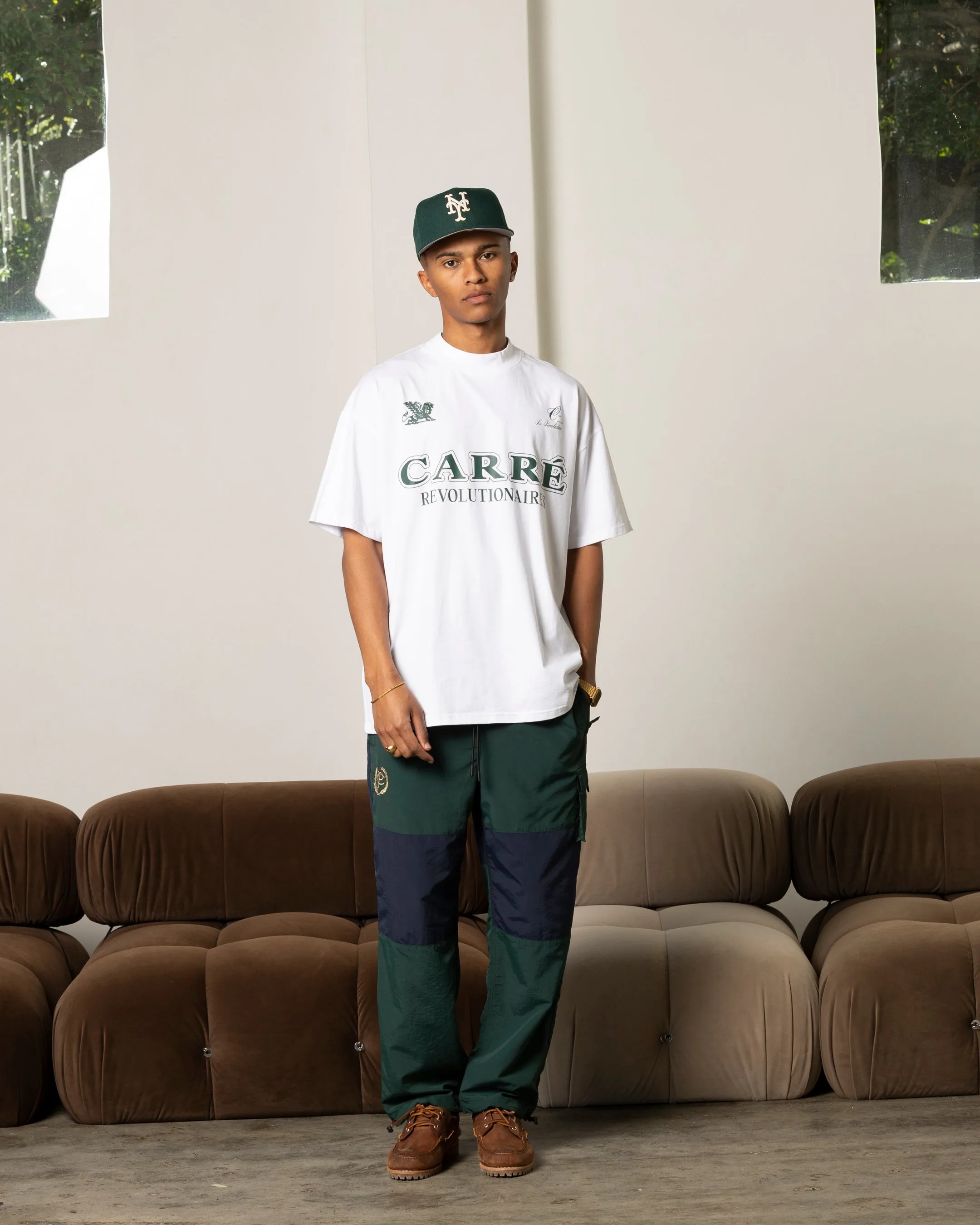 Carre Formula Oversized T-Shirt White