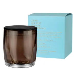 Crisp Sea Mist, Juniper, Amberwood Scented Soy Candle