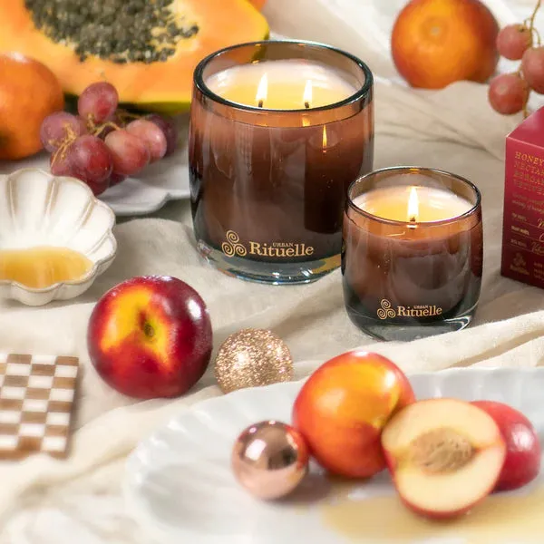 Honey Blossom, Nectarine, Bergamot & Vetiver Scented Soy Candle