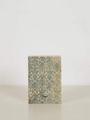 Libri Multi Canvas Notebook with Gold Leaf - Blue Damask