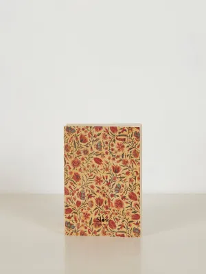 Libri Multi Canvas Notebook with Gold Leaf - Red Chintz