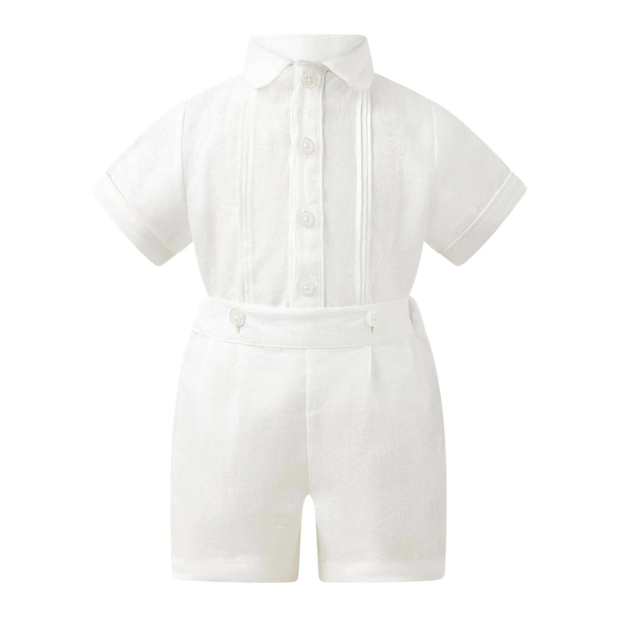 Linen Shirt and Short Set